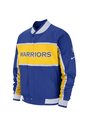 Nike colourblock-design bomber jacket - Blue