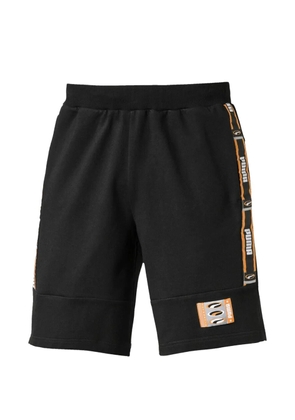 PUMA logo-detail track shorts - Black