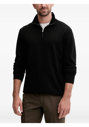 Lindbergh half-zip sweater - Black