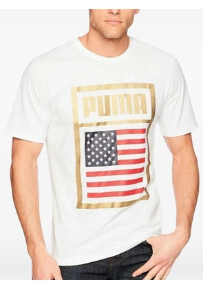 PUMA graphic-print T-shirt - White