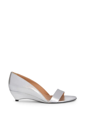 Jil Sander laminated sandals - Silver