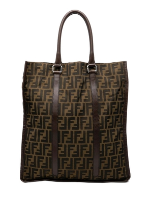 Fendi Pre-Owned 2010-2026 Zucca Canvas Vertical tote bag - Brown