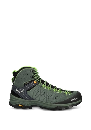 Salewa Alp perforated panelled trainers - Green