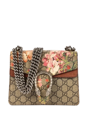 Gucci Pre-Owned floral print chain bag - Neutrals