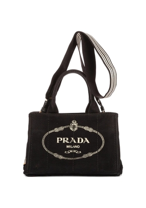 Prada Pre-Owned Canapa canvas tote bag - Black