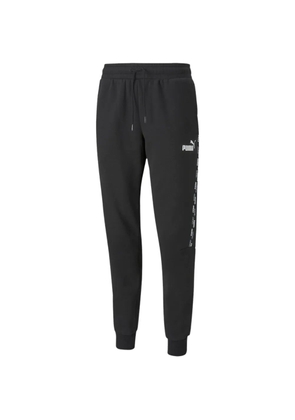 PUMA logo-detail track pants - Black