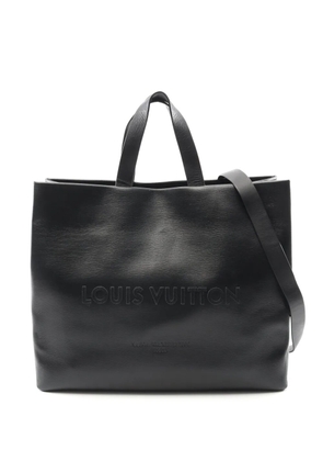 Louis Vuitton Pre-Owned 2021-2026 Autres Cuirs Shopper Tote MM satchel - Black