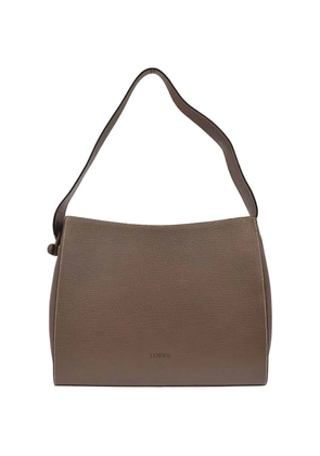 Loewe Pre-Owned 1990s textured leather shoulder bag - Brown