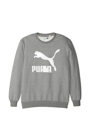 PUMA logo-print crew-neck sweatshirt - Grey