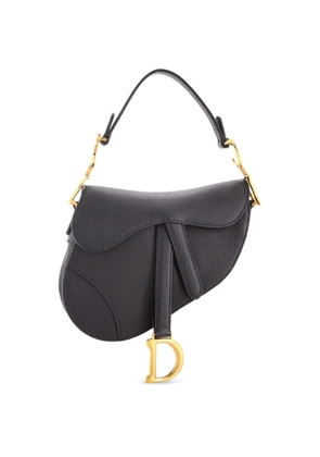 Christian Dior Pre-Owned Saddle Handbag Leather Mini shoulder bag - Black
