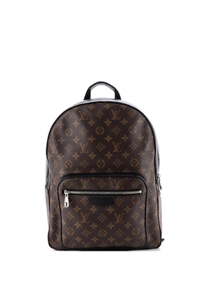 Louis Vuitton Pre-Owned Josh Macassar Monogram Canvas backpack - Black