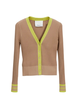 3.1 Phillip Lim button long-sleeve cardigan - Brown