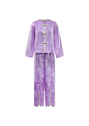 Shanghai Tang floral pyjama set - Purple