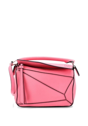 Loewe Pre-Owned Puzzle Bag Leather Mini crossbody bag - Pink