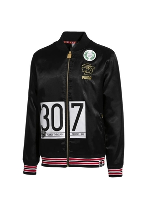 PUMA embroidered jacket - Black