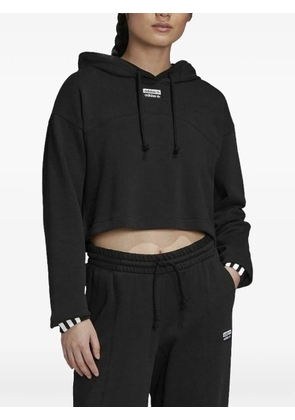 adidas logo-print hoodie - Black