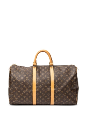 Louis Vuitton Pre-Owned 1997 Keepall 50 monogram top-handles holdall bag - Brown