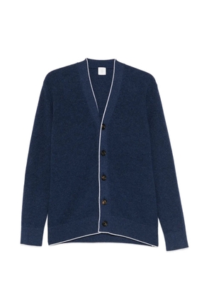 Eleventy V-neck trim cardigan - Blue