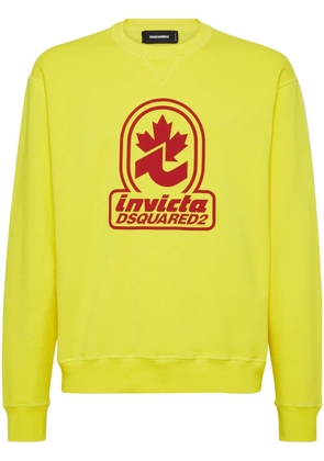 DSQUARED2 Invicta sweatshirt - Yellow