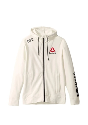 Reebok UFC Fighter hooded zip lightweight jacket - Neutrals