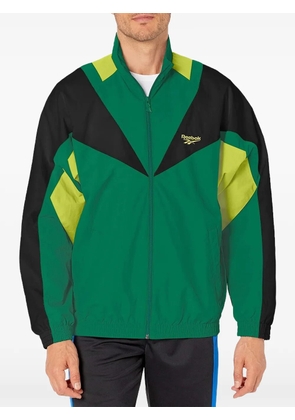 Reebok logo-embroidered bomber jacket - Green