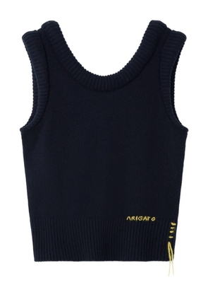 Axel Arigato Marla knit sleeveless vest - Blue