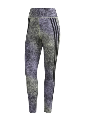 adidas side-stripe leggings - Black