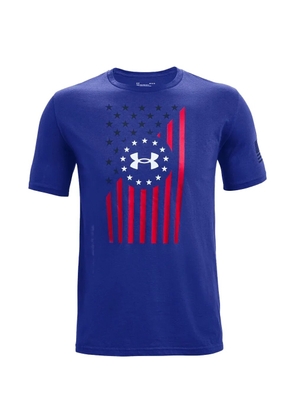 Under Armour Freedom Chest Flag T-shirt - Blue