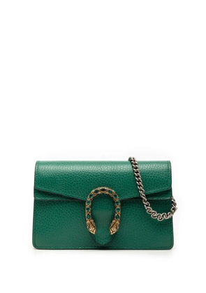 Gucci Pre-Owned 2016-2026 Mini Leather Dionysus crossbody bag - Green