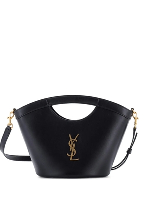 Saint Laurent Pre-Owned Celia Tote Leather Mini bucket bag - Black