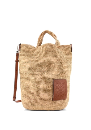 Loewe Pre-Owned Slit Straw Small tote bag - Neutrals