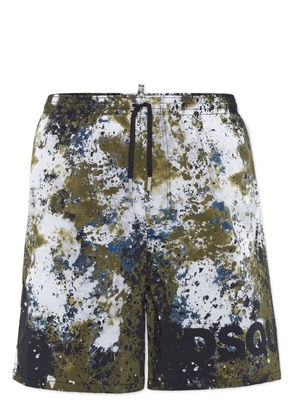 DSQUARED2 Canadian Camouflage swim shorts - Green