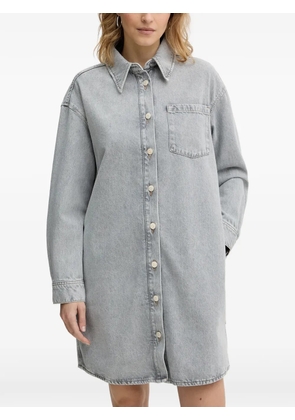 Marc O'Polo button mini shirt dress - Grey