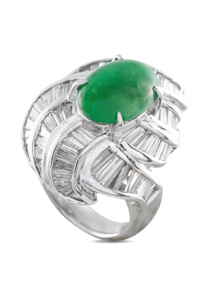 LB Exclusive jade ring - Silver
