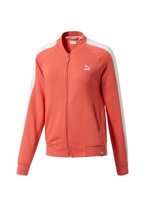 PUMA logo-detail zip-up sweatshirt - Orange