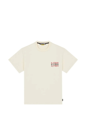 IUTER Spine Skulls cotton T-shirt - Neutrals