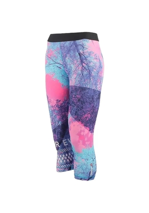 Reebok One Series Crossfit tree-print cropped leggings - Blue