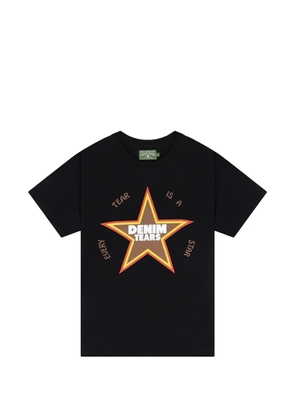 Denim Tears star-print T-shirt - Black