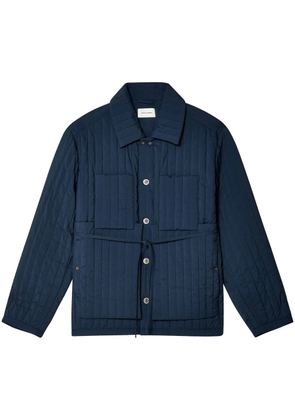 Craig Green quilted shirt jacket - Blue