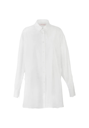 Carolina Herrera oversized tie-front shirt - White