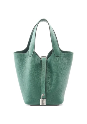 Hermès Pre-Owned 2025 PM Picotin Lock leather handbag - Green