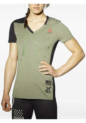 Reebok Train Like A Fighter MMA V-neck T-shirt - Green