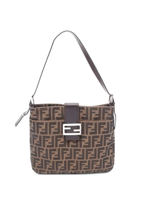 Fendi Pre-Owned 2010s Zucca leather shoulder bag - Brown