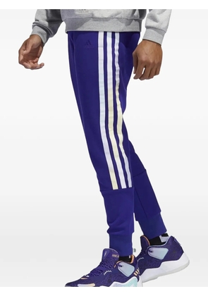 adidas Donovan Mitchell stripe track pants - Purple