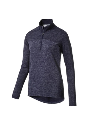 PUMA Evoknit seamless 1/4 zip-up jacket - Blue