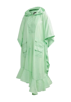 adidas hooded ruffled poncho - Green