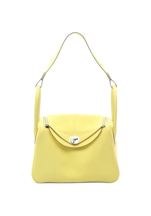 Hermès Pre-Owned 2023 Lindy 26 leather shoulder bag - Yellow