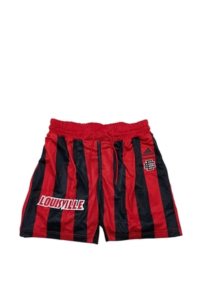 adidas x Eric Emanuel Louisville striped track shorts - Red