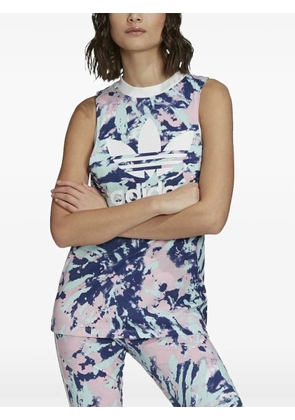 adidas sleeveless printed tank top - Blue