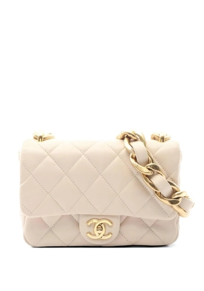 CHANEL Pre-Owned 2021 Small Matelasse Flap shoulder bag - Neutrals